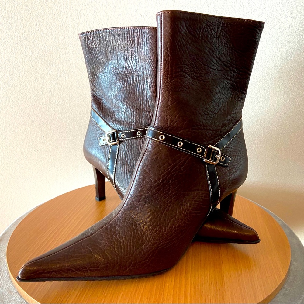 Lavorazione Artigiana Brown Leather Boot